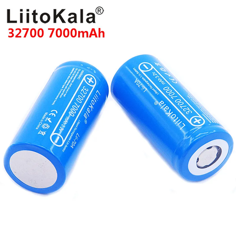 2019 nové LiitoKala Lii-70A 32700 3.2 v 7000mAh lifepo4 nabíjateľná batéria bunky 5C vybíjania batérie pre Záložné Napájanie blesku