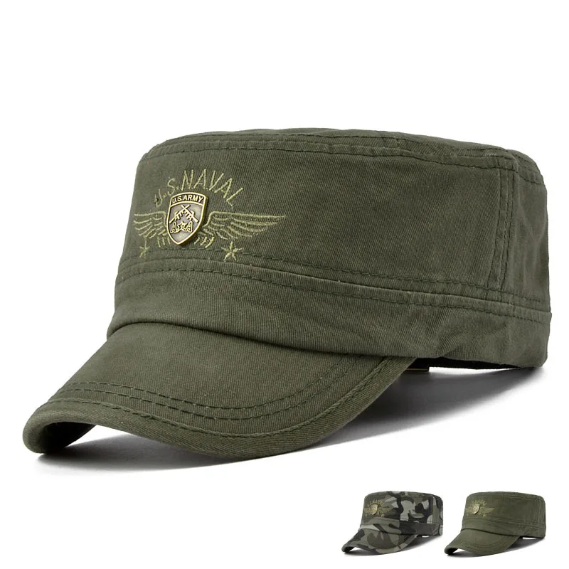 2019 U. S. NAVAL šiltovku pre Mužov Armády Kamufláž Ploché Čiapky Kosti Gorras Casquette Vojenský klobúk