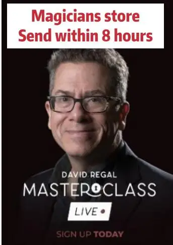 2020 David Regal Masterclass Live (1. novembra 2020) Vysoká kvalita 4 GB Magické Triky