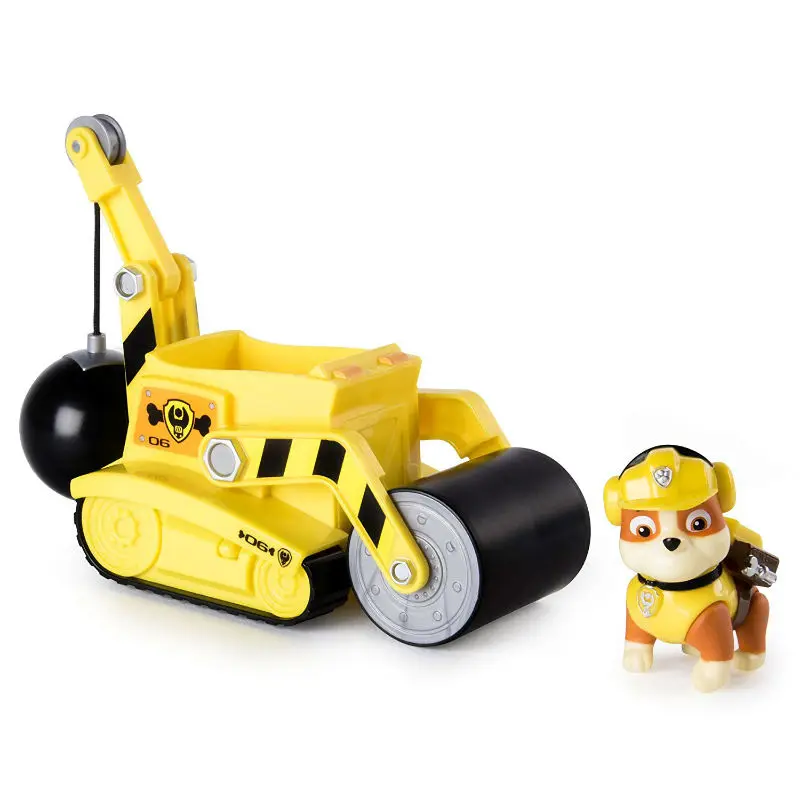 2020 Hot Skutočné packa hliadky everest apollo ryder Suť je Parný Valec psa Rocky je Recyklácia Dump Truck Anime bábika deti hračka