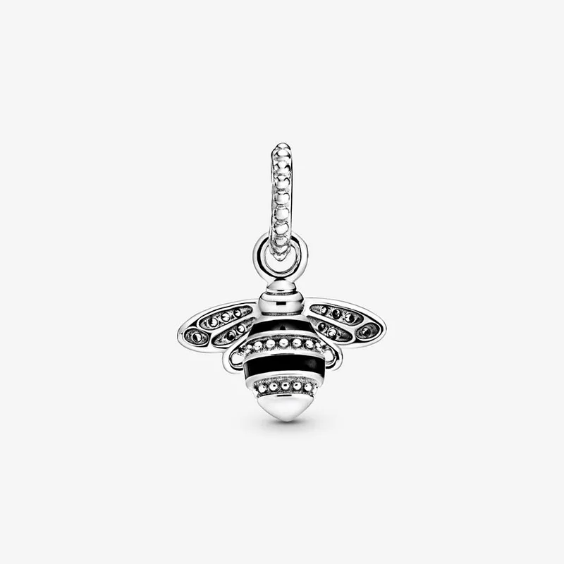 2020 Jar Nové 925 Sterling Silver Korálky Šumivé Queen Bee Prívesok Charms fit Pôvodné Pandora Náramky Ženy DIY Šperky
