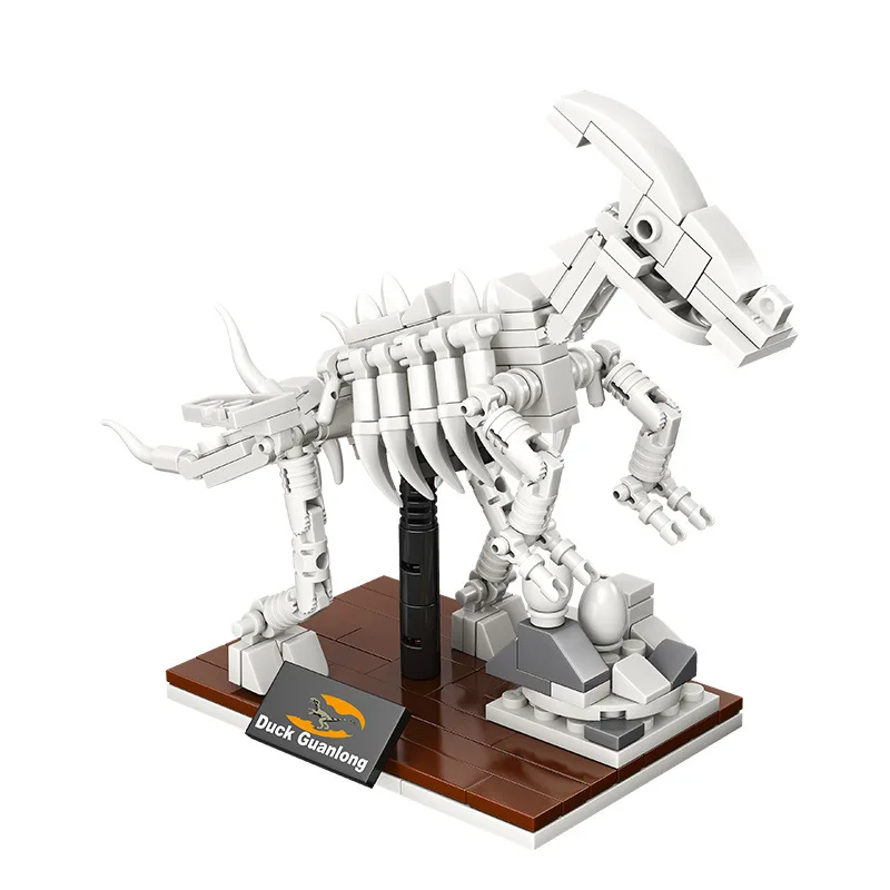 2020 Jurský Sveta 3D Fosílie Dinosaurov Kostra Model Stavebné Bloky DIY Tehly Múzeum Vzdelávacie Hračky Pre Deti, Darčeky