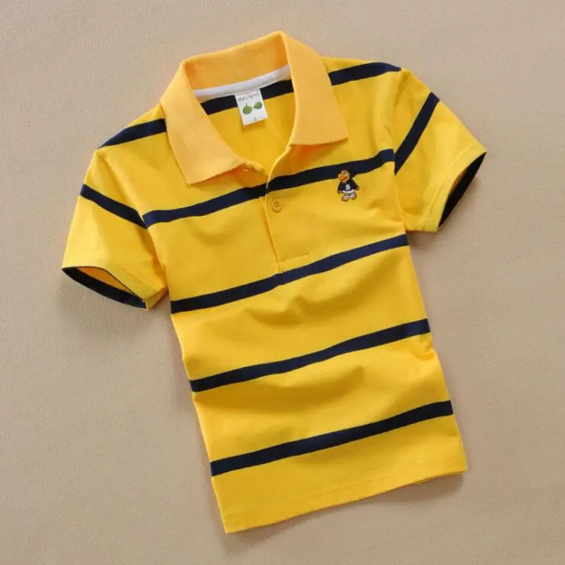 2020 Módne Letné Deti Chlapec Pološte Krátke Tričko Topy Bavlnené Polo Shirts Vysokej Kvality Prúžok Chlapci Košele, Oblečenie Pre Deti, Oblečenie