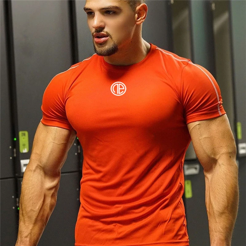 2020 Novej Značky Oblečenia Telocvične jogger Tesné Bavlna T-shirt Mens Fitness Homme T Shirt Mužov cvičenie svalov Letné Tričká Topy