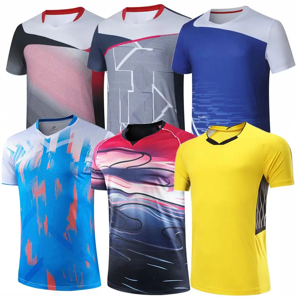 2020 Nové Bedminton košele Muži, Ženy , športové tričko Tenis košele, Dievčatá , stolný tenis tričko , Rýchle suché športové tréningové tričká