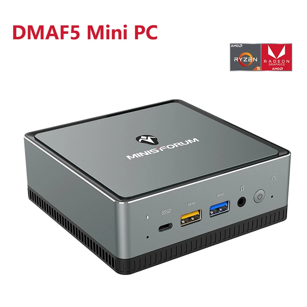 2020 Nové DMAF5 Mini PC Windows 10 AMD Rvzen 5 3550H 32 GB/512 gb diskom 6 WIFI BlueTooth 4K HD Gemini Min PC VS GT-R