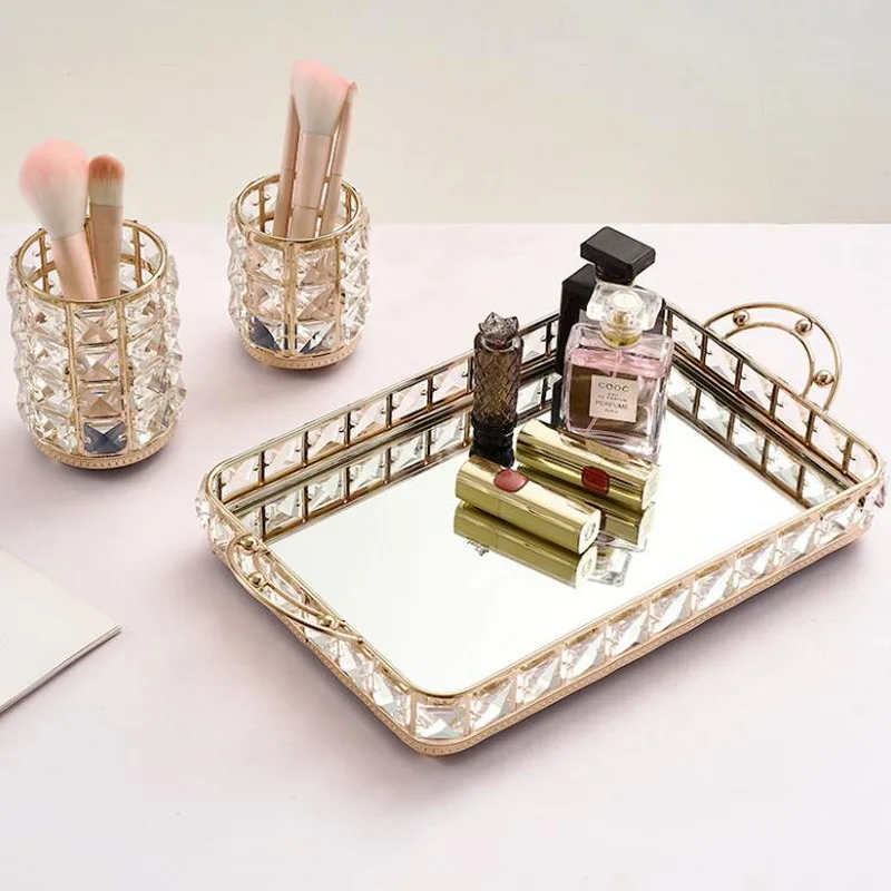 2020 nový crystal make-up štetec manikúra nástroj skladovanie kefa kozmetický štetec držiak na kefku