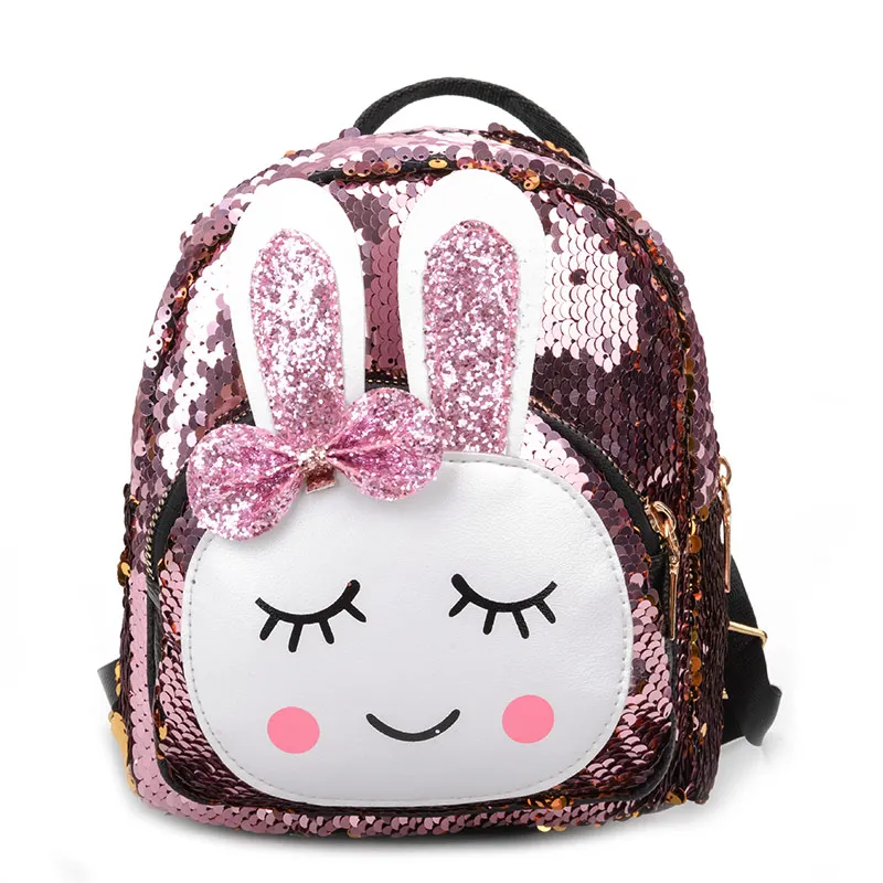 2020 nový príchod detské lesk školské batohy dievčatá krásne štýl králik cartoon batoh deti tašky