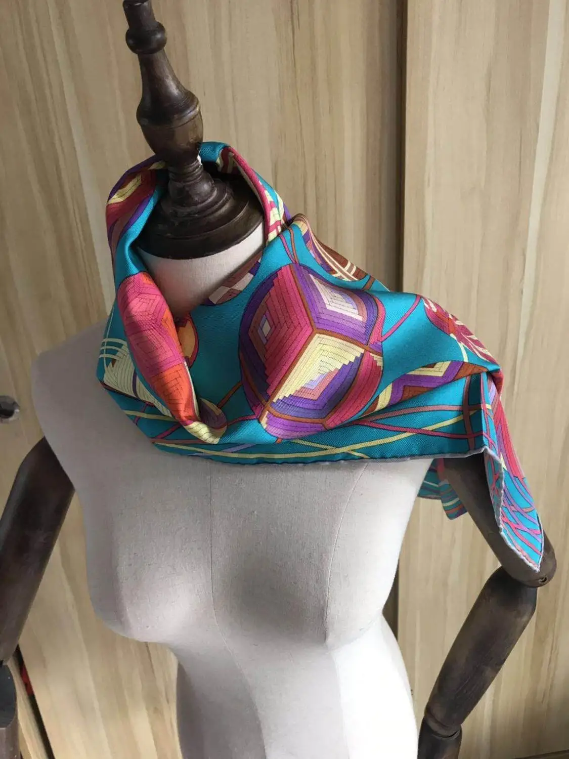 2020 Nový Príchod zimy značky blue hodváb šatku 90*90 cm štvorcový šál ručne vyrobené roll zábal pre ženy lady doprava zadarmo