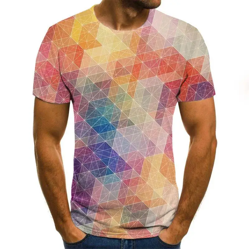 2020 Tvorivé 3D tlač T-shirt mužov a žien roztomilý tričko polyester tlačiť T-shirt 3D T-shirt lete cool oblečenie