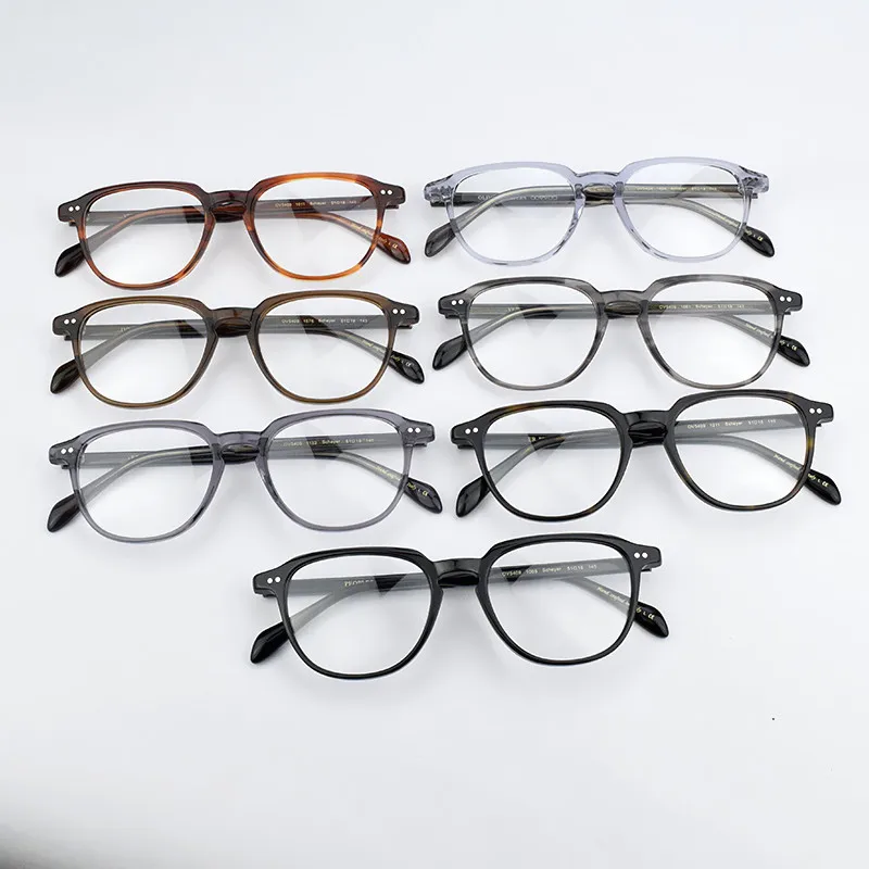 2020 vintage optické okuliare, rám ženy muži okuliare krátkozrakosť značky Retro okuliare rámy pre mužov rámy OV5409