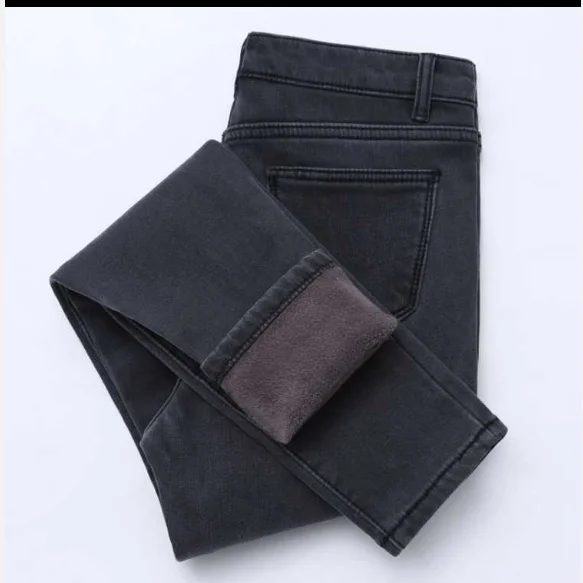 2020 Zime Teplé Džínsy Pre Ženy, Elastické Jeans Ženské Nohavice Rúna Pribrala Velvet silné izolované Jeans Nohavice