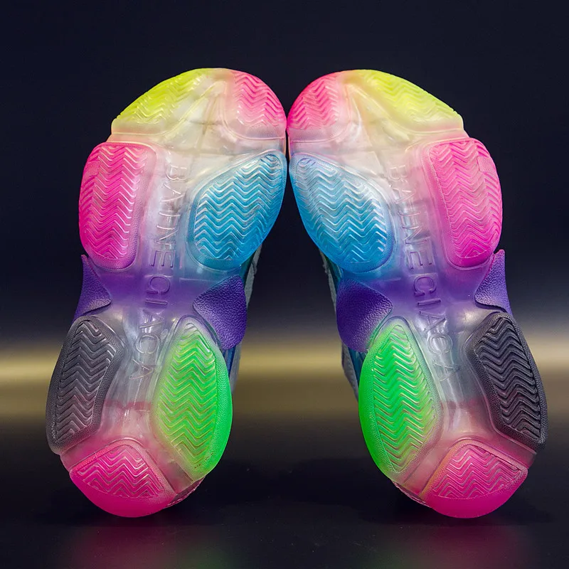 2021 nové super fire topánky retro farby zodpovedajúce Paríž staré topánky mužov a ženy, športová obuv hrubé-soled zvýšené dámske topánky