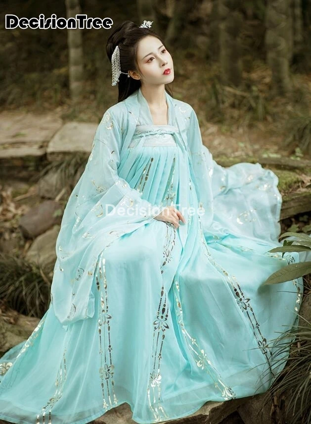2021 čínske ľudové tanečné oblečenie retro tang princess cosplay fáze nosiť tradičné ázijské ženy hanfu kostým víla šaty 6m