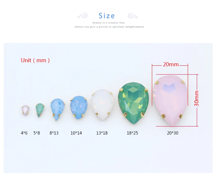 24p 4x6mm slza biela/zelená/ružová opal šiť na crystal kamienkami sklo kamienkami kameň šperky gold base plavidlá pre DIY Dekorácie
