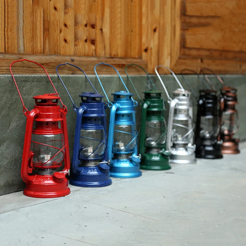 25 cm Retro Petrolej LanternsSly Svetlá Vintage Petrolej Lampa Nepresakuje Pečať Vysokej Kvality Nie je Hrdza Outdoor Camping Svetlá
