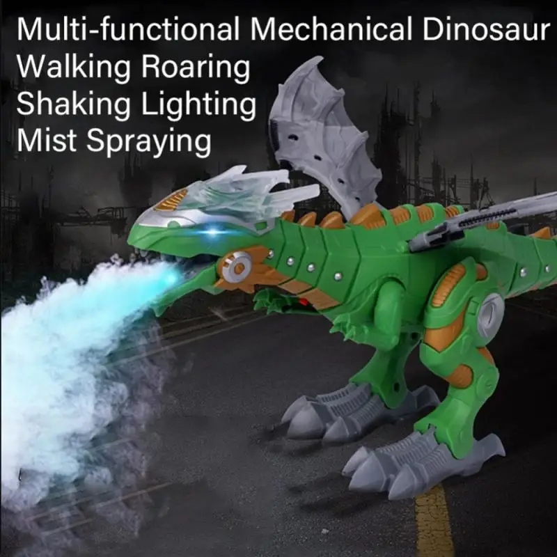 2Colors Chôdza Dragon Hračka Oheň Dýchanie Zvuk Sprej Dinosaura Robot Deti Vianočný Darček Dinosaurios De Juguete Animales