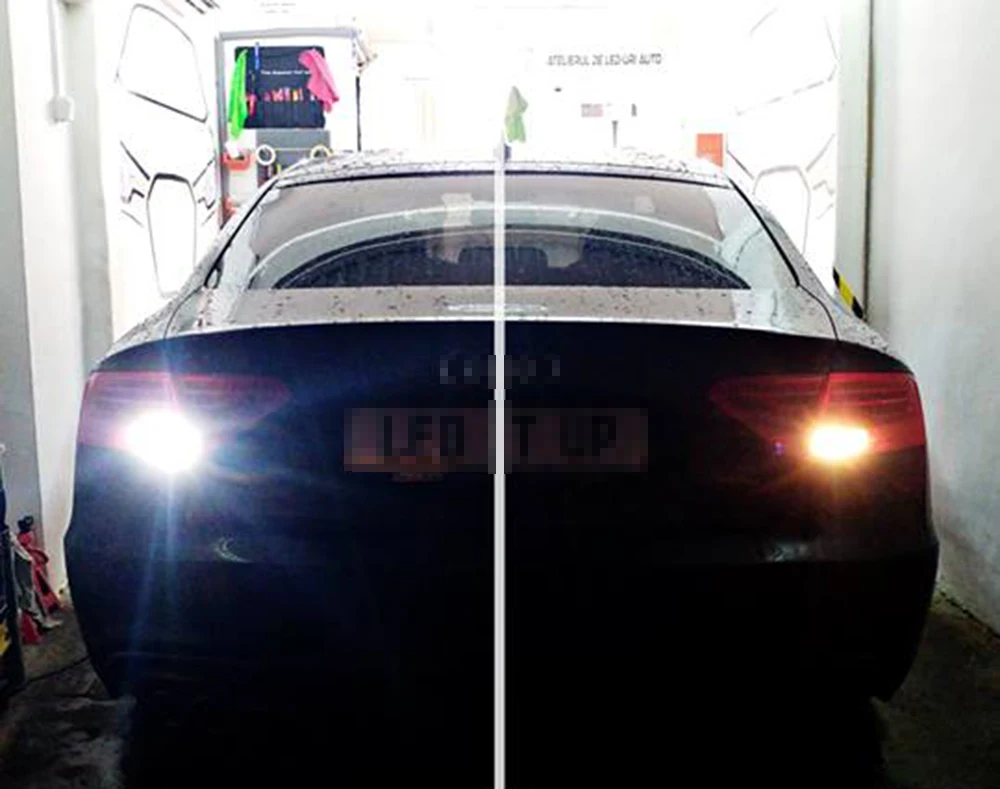 2x Canbus T15 W16W LED Žiarovky Reverzné Svetlá 2835SMD Auto Späť, Až Zadné Svietidlo Pre Audi A5 B8, FL / B8.5 ()