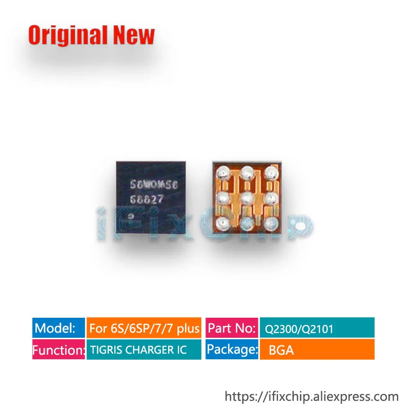 3-50pcs/veľa Q2101/CSD68827W Pre iphone 7/7plus/7 plus USB nabíjanie /nabíjačky NX ic čip 9pins