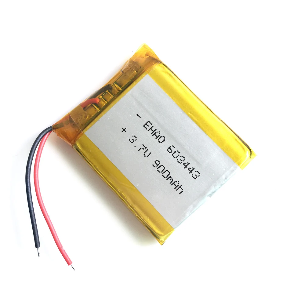 3,7 V 900mAh batéria 603443 Lithium Polymer Li-Po ion PLIB Nabíjateľná Batéria Pre Mp3 MP4 MP5 GPS, PSP, mobilné elektronické časť