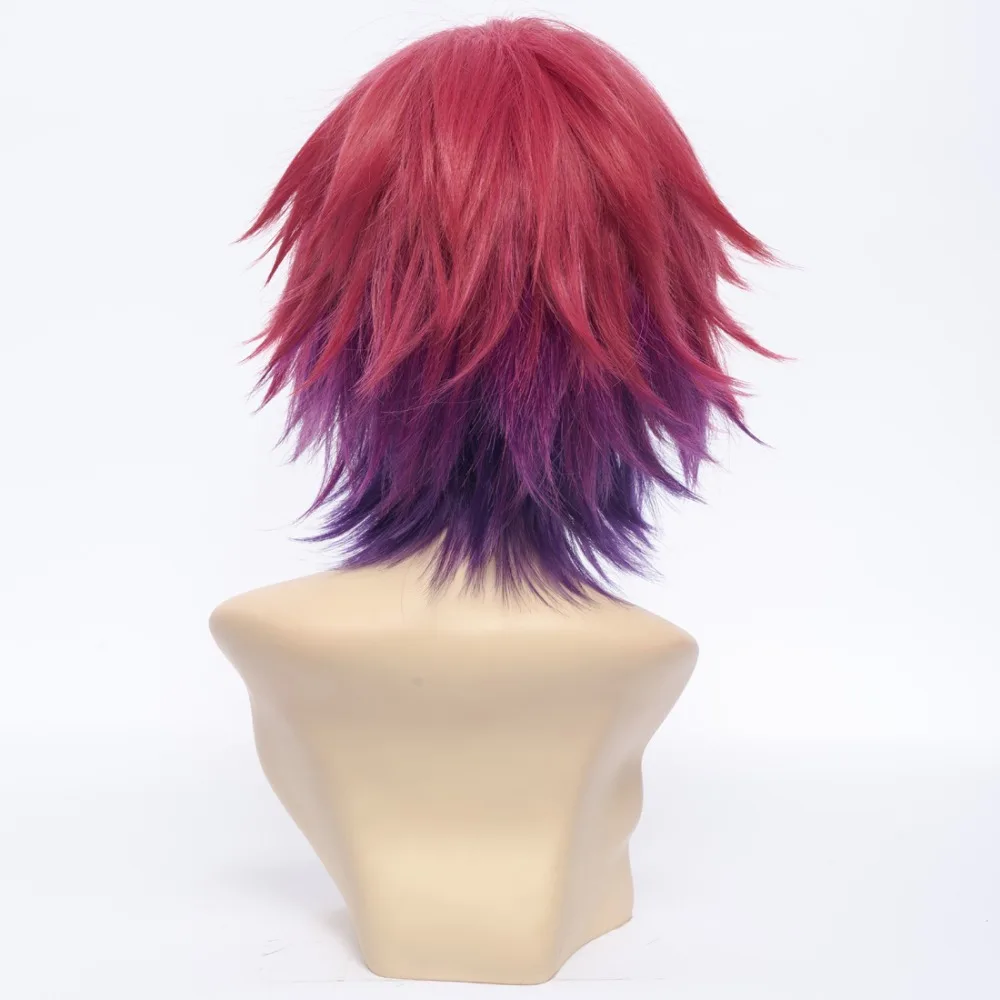 30 cm multi-farebné Krátke vrstvený Č Hra Žiadny Život Sora Syntetické Vlasy Cosplay Kostým Parochňu tepelnú odolnosť vlákniny