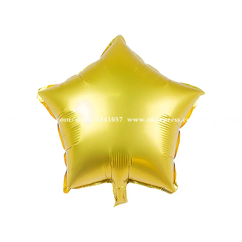 30pc 18-palcové Pentagram Star Tvar Hélium Fóliový Balón Hliníkové Balóny Narodeninovej Party Svadobné Dekorácie Dodávky Klasické hračky