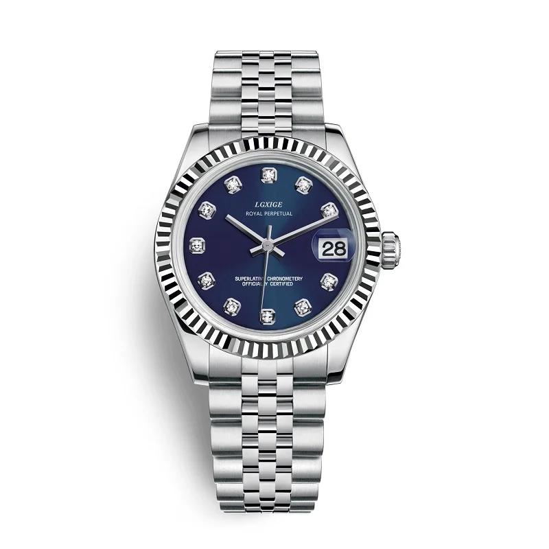 31MM módne ženy hodinky top značky luxusné quartz hodinky pre ženy, nepremokavé diamanty plnej ocele aaa náramkové hodinky datejust hodiny