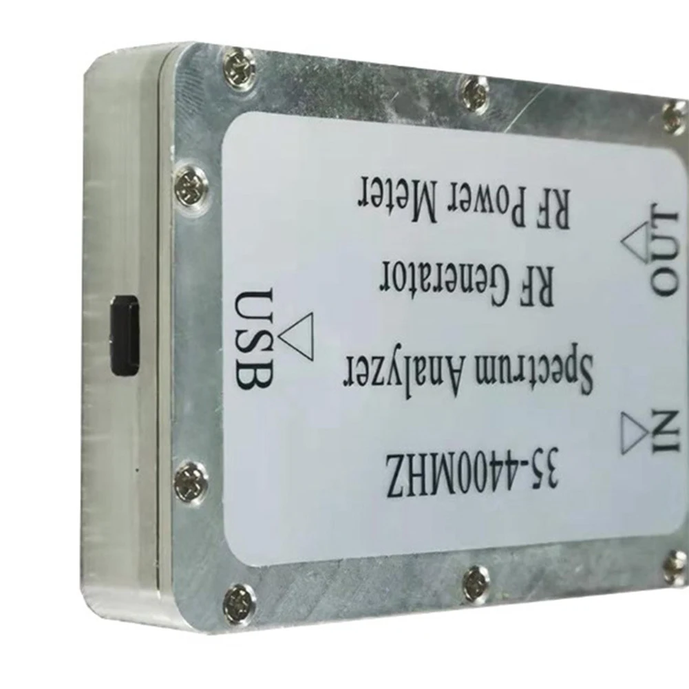 35-4400MHz Odbornej Analýzy USB Port PC vysokorýchlostné RF Power Meter Údržba Meracej Hliníkovej Zliatiny Generátora Signálu