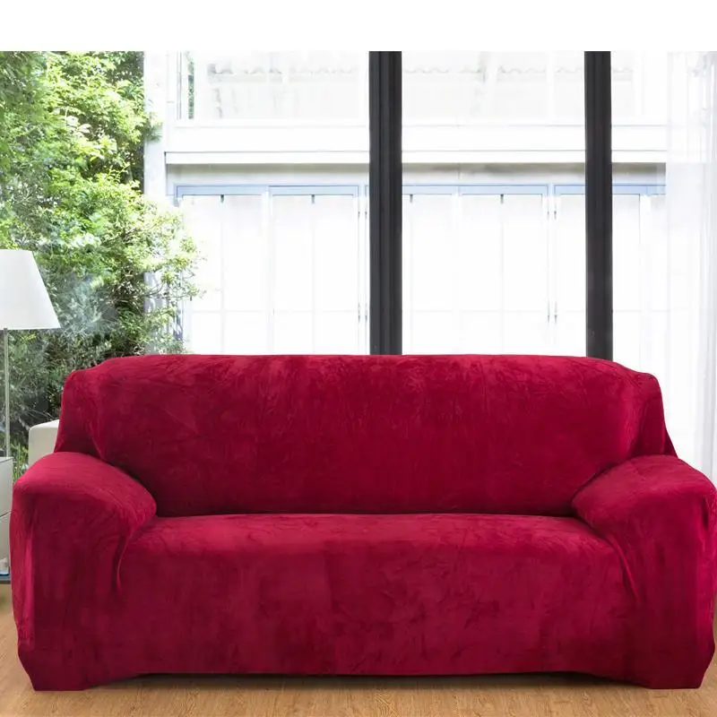 35 hrubé gauč kryt elastický obývacia izba gauč kryt velvet protiprachová pre domáce zvieratá poťahy all-inclusive sectional sofa