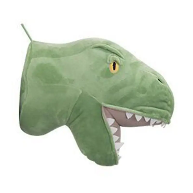 3D animovaný Zvieracie Hlavy Dinosaura Plnené Plyšové Hračky pre Deti, Spálňa, Detská Izba Stene Visí Dekor