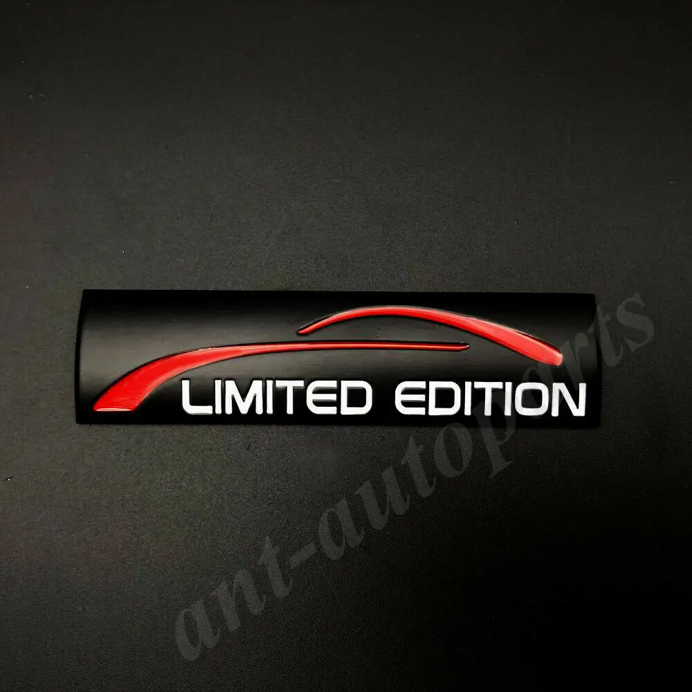 3D Metal Black Limited Edition Kufri Blatník Znak, Odznak Odtlačkový Nálepky Šport