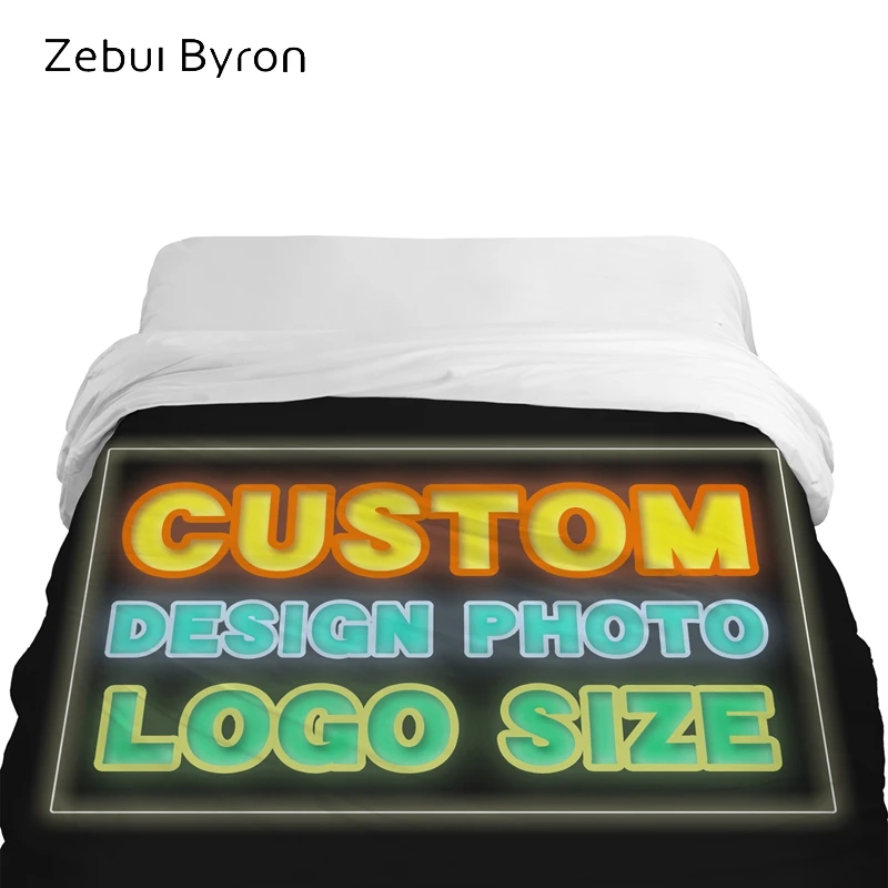 3D Perinu Custom design/foto/Logo,Deka/tešiteľ Kryt Čierny/Biely,Deka kryt pre Vlastné Veľkosti,posteľná bielizeň kvapka loď