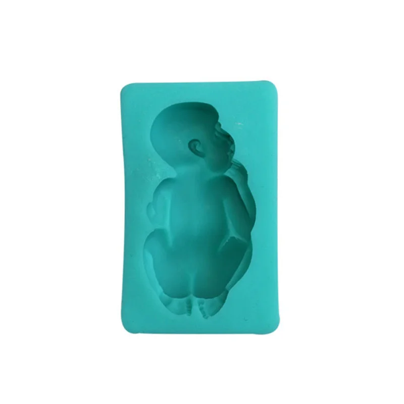 3D Spánku Baby Mydlo Tekuté Silikónové Formy Fondant Tortu Formy Čokoládové Sušienky Formy na Pečenie DIY Svadobnú Tortu Zdobenie Nástroje