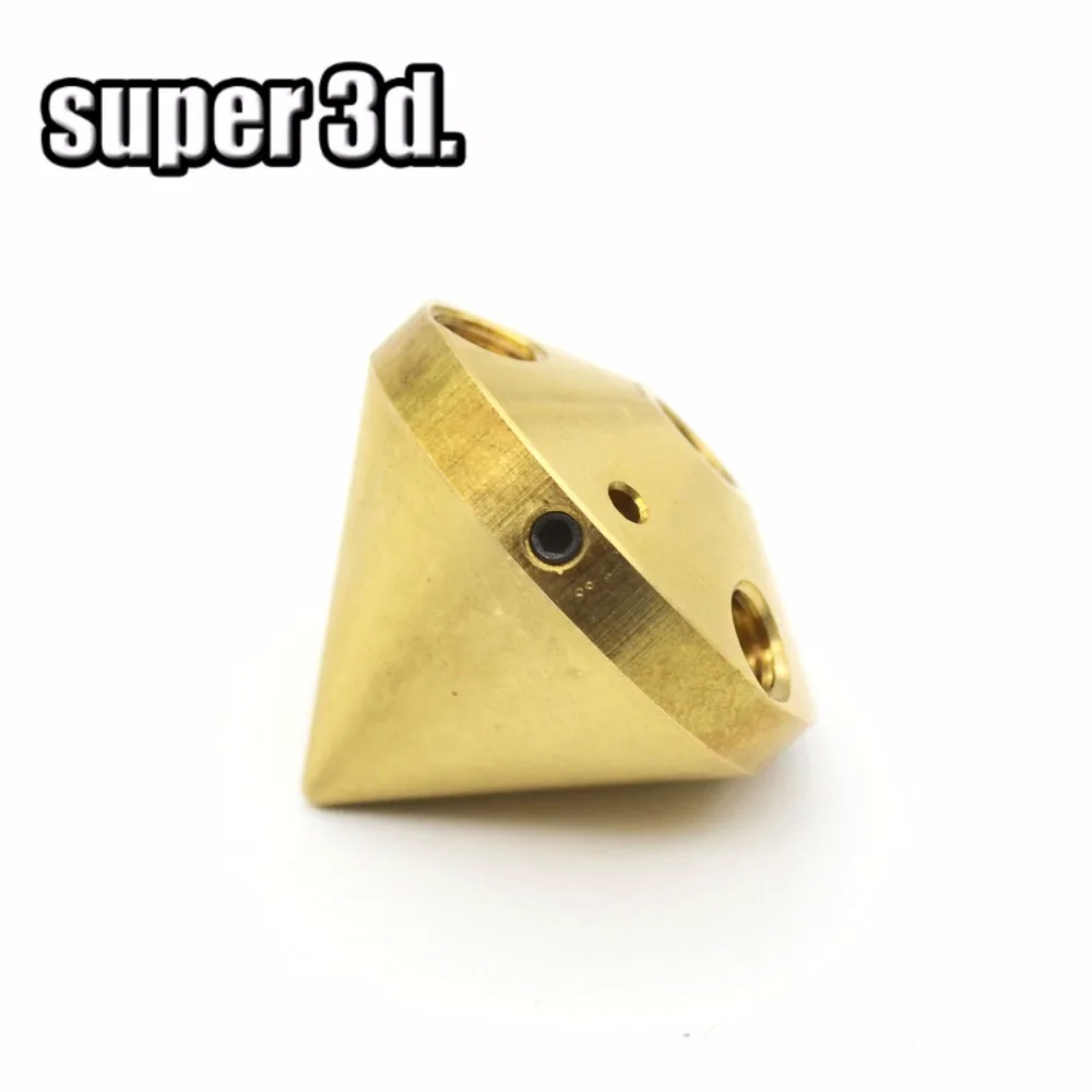 3D Tlačiareň 3 v 1 z Multi Mosadzná Tryska 1.75/0,4 mm Diamond Vytláčacie Reprap V6 Hotend časti