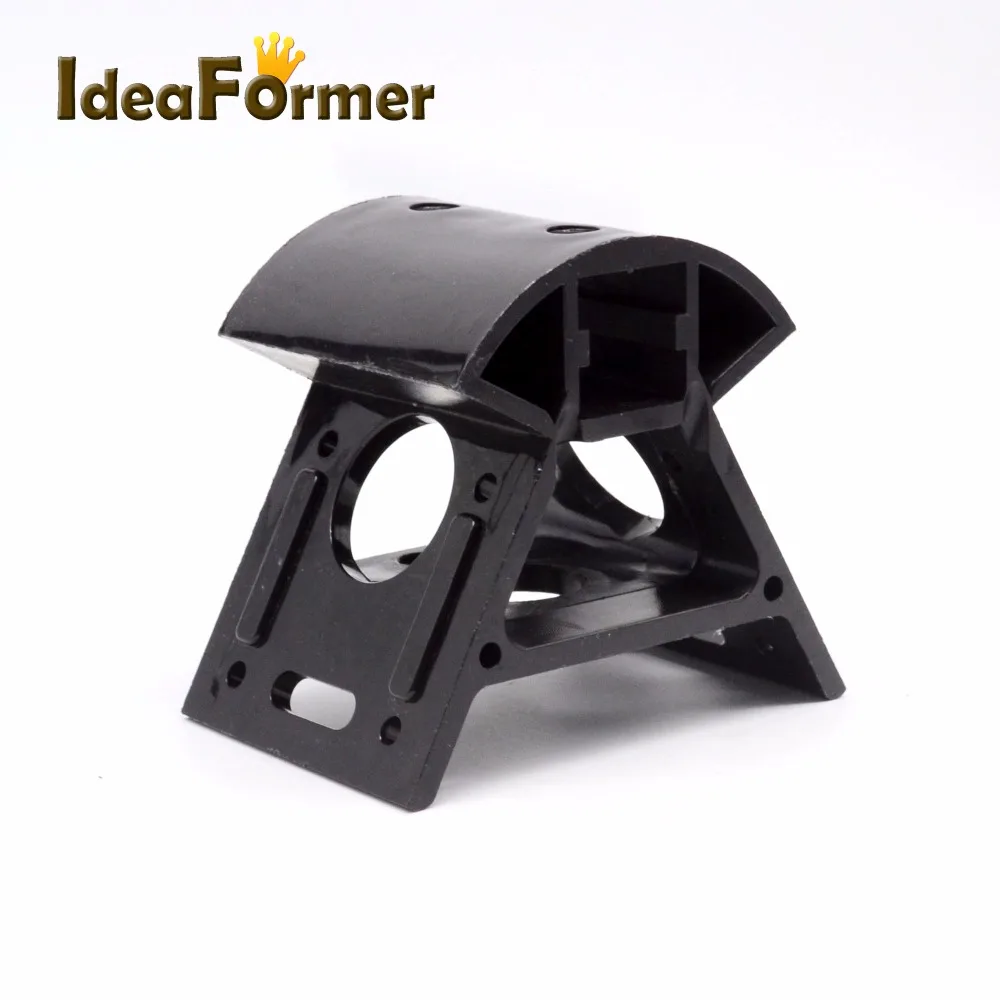 3D Tlačiarne Plastových Materiálov Black Vertex Rohy 3ks spodnej+3ks top Kossel Reprap 3D tlačiarne diely 2020 profil vysokej kvality