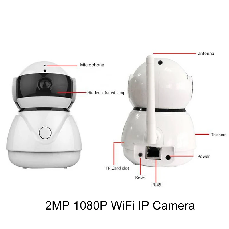 3MP, Wifi IP CCTV Kamera Dome PT Bezdrôtový Dohľadu 10xDigital Zoom Mobile Aplikácie Detekcia Pohybu Alarm, Nočné Videnie