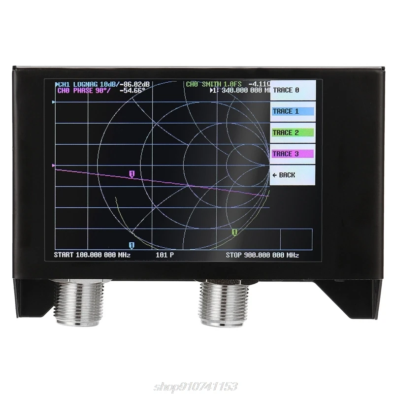 4.0 Inch TFT LCD, Dotykový Vektor Analyzer Web DSP-2N NanoVNA V2 krátkych vlnách Anténa Analyzer HF a VHF UHF N24 20 Dropshipping