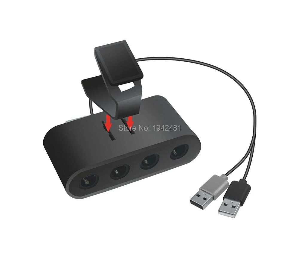4 Dvere Pre Radiče USB Konvertor Adaptér pre Nintendo GameCube GC Wii U PC NGC pre PC Príslušenstvo Súprava