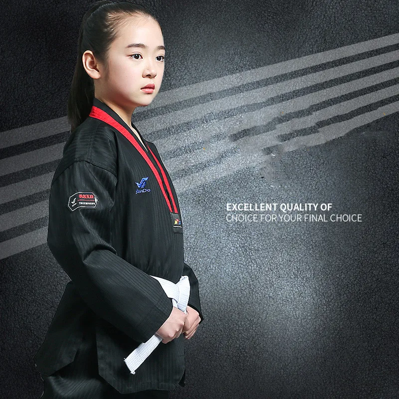 4 Farby Profesionálne Mužov a WomenTaekwondo Oblečenie Dieťaťa & Dospelých Taekwondo Doboks Jednotné Oblečenie Profesionálne Karate Oblek