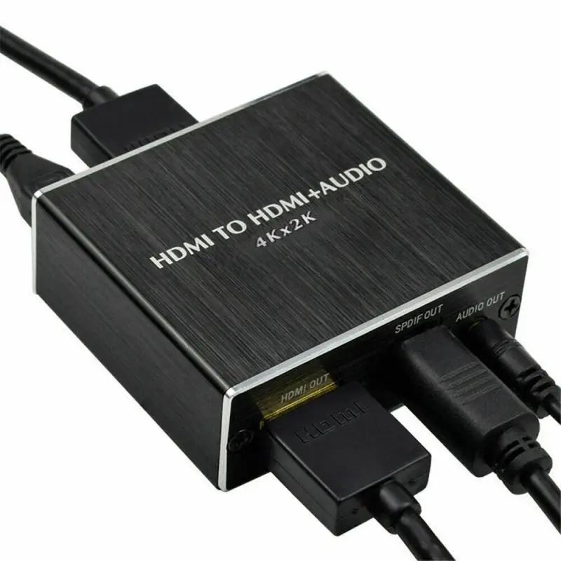 4 K HDMI audio extractor Optische TOSLINK SPDIF 3.5 mm Stereo Audio Converter Extractor Pre TV DVD Prehrávač s HDMI Audio Splitter