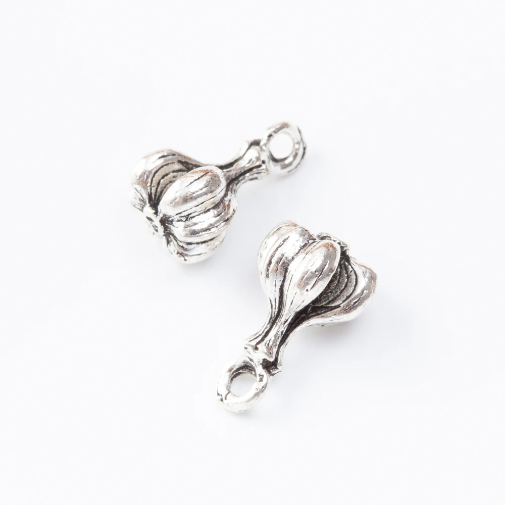 40 kusov retro kovové zliatiny zinku cesnak prívesok pre DIY handmade šperkov náhrdelník, takže 7032