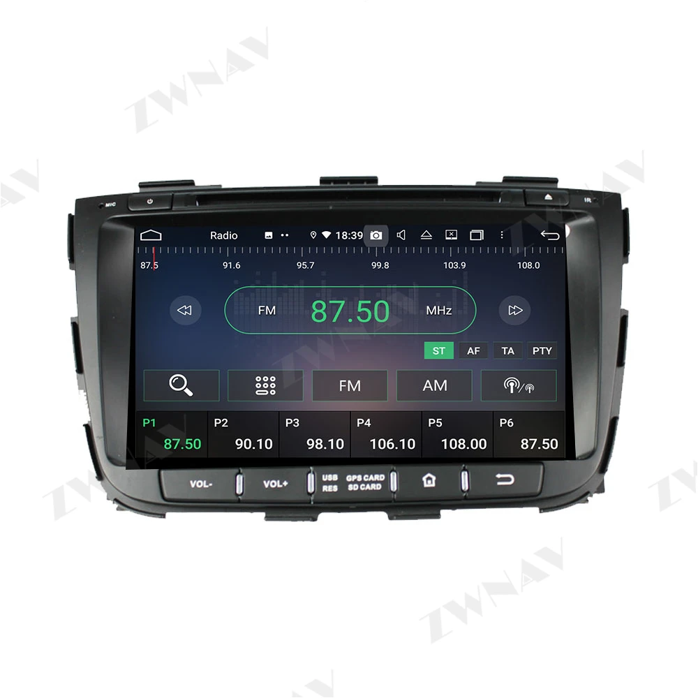 4G+128GB Carplay 2 Din Pre KIA SORENTO 2012 2013 Android Obrazovka Auto Prehrávač Audio Rádio GPS Navi základnú Jednotku Auto Stereo