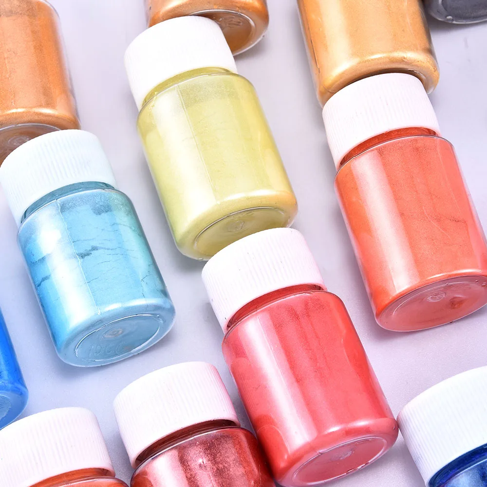 4Pcs Zmiešané Farby, Živice Žiariace Prášok Svetelný Pigment Nastaviť Crystal Epoxidové Materiál Paznokcie Ponárania Prášok Nail Art, Ozdoby