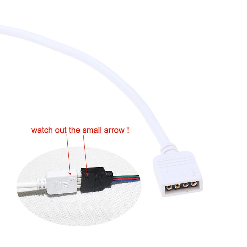 4PIN RGB Splitter Predlžovací Kábel 1 a 2 Spôsobom, Y Tvar Kábel Drôt, LED Pásky, Konektor Pre 2835 5050 RGB LED Pásy+Kolíkom 30 cm