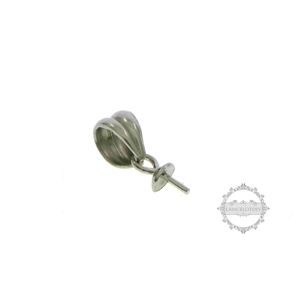 4x7mm pol vŕtané korálky, perly kauciu s 3.8 mm rám prívesok charm DIY dodávky zistenia 1535011