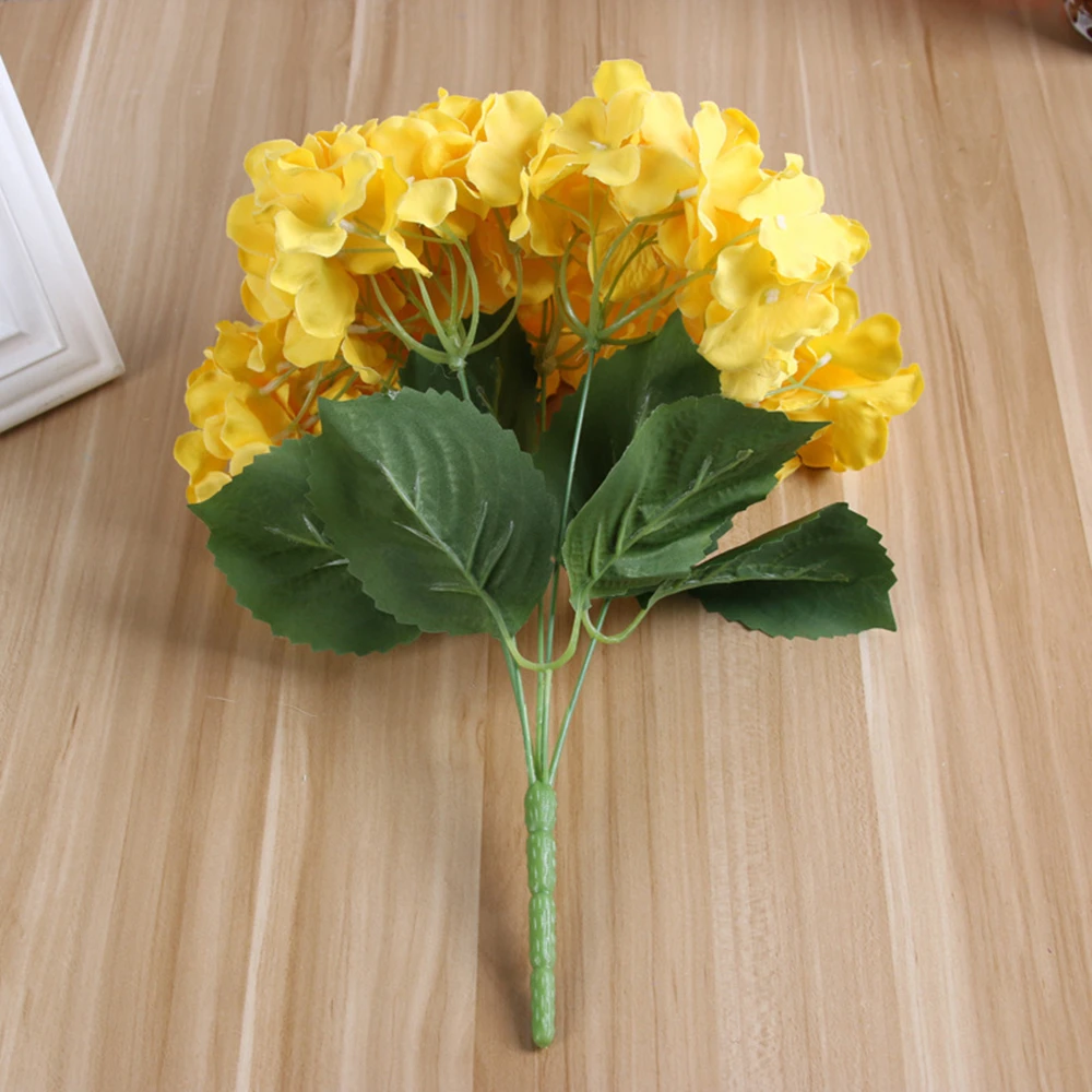 5 Hláv Umelý Kvet Kytice Simulácia Skúmie Falošné Kvetinové Svadobné Dekorácie Domov Garen Dekor