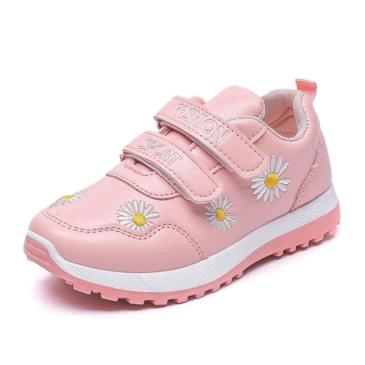 5 hviezd, vynikajúce detské topánky mäkké športové bežecké tenisky deti klasický voľný čas kvet dieťa tenis dievčatá topánky, obuv
