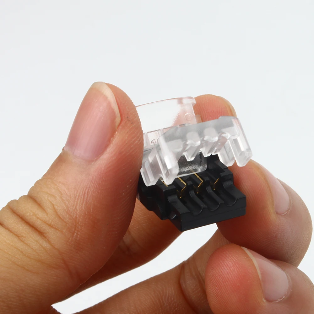 5 ks/veľa 3pin 10 mm LED Pásy Konektor pre 3528 5050 led Pásy na Drôt/Pásky Pripojenie IP65 IP20 Použitie Terminálov