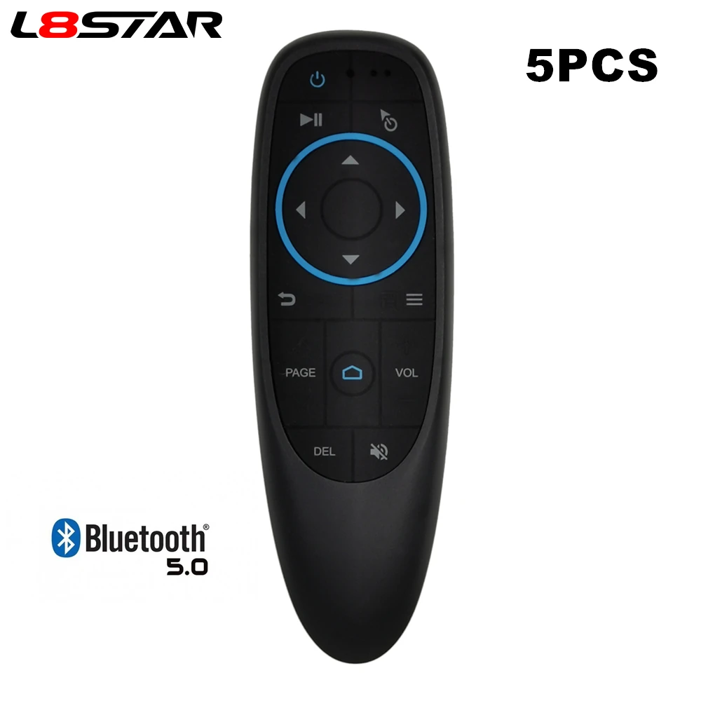 5 ks/veľa Bluetooth 5.0 Air Mouse Gyro G10BTS Učenia sa IR Bezdrôtové diaľkové ovládanie BT5.0 Aero myši G10S pre Xiao Smart TV BOX