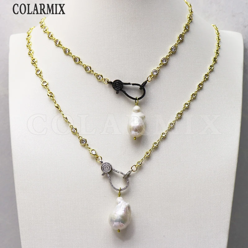 5 kusov Baroková Perla prívesky, náhrdelníky crystal náhrdelník pre ženy módne šperky príslušenstvo 9730